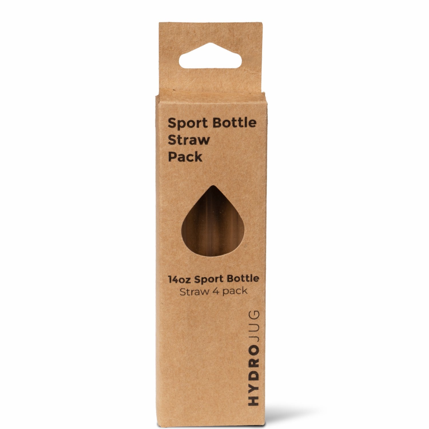 HydroJug | Sport 14oz Straw Pack - 4 Replacement Straws, BPA-Free