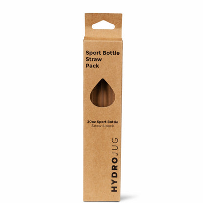 HydroJug | Sport 20oz Straw Pack - 4 Replacement Straws, BPA-Free