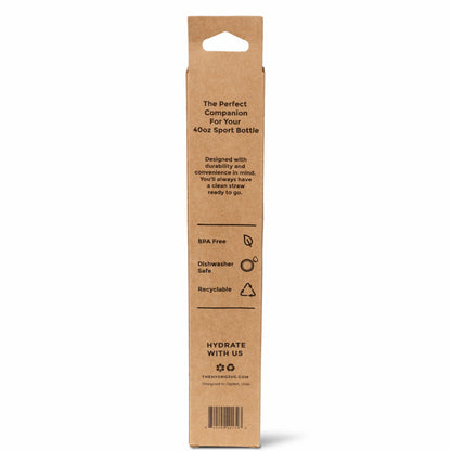 HydroJug | Sport 40oz Straw Pack - 4 Replacement Straws, BPA-Free