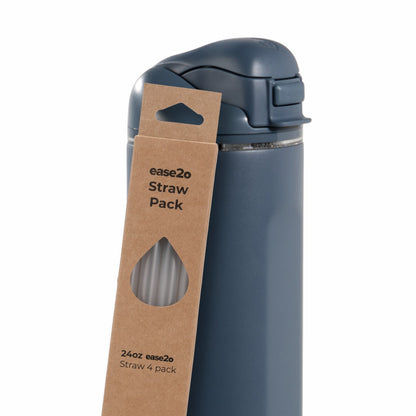 HydroJug | Ease2o 24oz Straw Pack - 4 Replacement Straws, BPA-Free