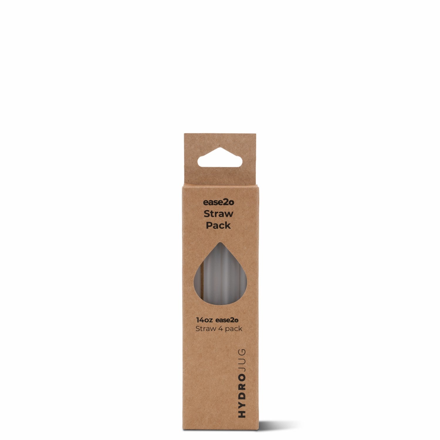 HydroJug | Ease2o 14oz Straw Pack - 4 Replacement Straws, BPA-Free